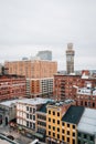 View of the Bromo-Seltzer Tower and downtown Baltimore, Maryland Royalty Free Stock Photo