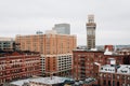 View of the Bromo-Seltzer Tower and downtown Baltimore, Maryland Royalty Free Stock Photo