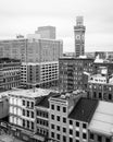 View of the Bromo-Seltzer Tower and downtown Baltimore, Maryland Royalty Free Stock Photo