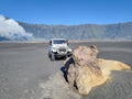 View of Bromo at the whispering sand location.