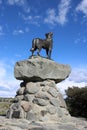 Bronze Collie sheepdog statue by Innes Elliott, NZ