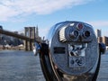 View of Brooklyn Bridge, New York Royalty Free Stock Photo