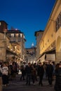 View of Brunelleschi's Dome from Ponte Vecchio, Florence - Italy Royalty Free Stock Photo