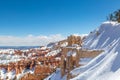 Bryce Canyon during Winter Royalty Free Stock Photo
