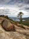 View from Bubble Rock in Acadia, Maine
