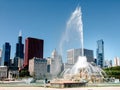 Buckingham Fountain Grant Park Chicago Royalty Free Stock Photo