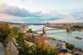 View of Budapest in autumn Royalty Free Stock Photo