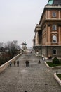 View of Budapest Castle tower. Third Royalty Free Stock Photo