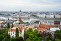 View of Budapest city and Danube river, Hungary Royalty Free Stock Photo