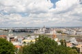 View of Budapest city in the day, the Hungarian parliament build Royalty Free Stock Photo