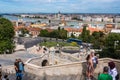 View of Budapest from the Fishermen`s Bastion Royalty Free Stock Photo