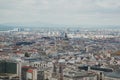 view of Budapest from Mount Gelert Royalty Free Stock Photo