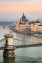 View of Budapest Parliament Royalty Free Stock Photo