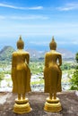 View of Buddha statue in Guan Yin Bodhisattva Mountain , Krabi