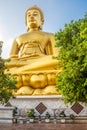 View at the Buddha statue in Paknam Phasi Charoen area in Bangkok - Thailand