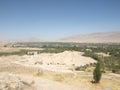 View from Buddhist stupa Takht-e Rostam near Balkh.