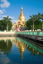 Maha Wizaya Pagoda. Yangon, Myanmar Burma