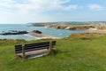 View of Bude coast North Cornwall Royalty Free Stock Photo