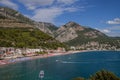 Sea, beach and mountains