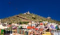 Bufa Hill with cable car in Zacatecas, Mexico