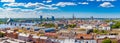 View from building of the Academy of Sciences on old Riga Royalty Free Stock Photo