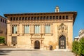 View at the building of Antic Royal Hospital in the streets of Xativa - Spain