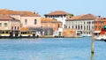 View of building architecture in Murano and river Royalty Free Stock Photo