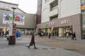 View of building around Akihabara JR Station in Tokyo, Japan