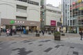 View of building around Akihabara JR Station in Tokyo, Japan