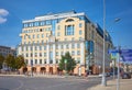 View of the building of the banking complex of the Main Directorate of the Central Bank of the Russian Federation in Moscow