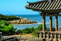 View of building in Byeonsan Bando National Park in South Korea