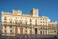 View at the building of City hall in the streets of Alcoy in Spain