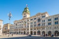 View at the building of City hall in Trieste - Italy Royalty Free Stock Photo