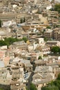 View of building congestion in historic city of Toledo, Spain