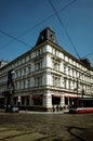 Building corner in Prague, Czech Republic