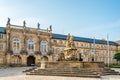 View at the building of New Castle in the streets of Bayreuth in Germany