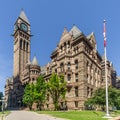 View at the building of Old City hall in Toronto - Canada Royalty Free Stock Photo