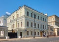 View of the building of a pharmacy and ambulatory at the architectural ensemble of the Marfo-Mariinsky Cloister