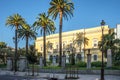 View at the building of Prefecture in the streets of Ajaccio - Corsica, France