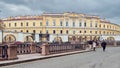 A view of the building of Saint Petersburg State University of Economics, built in 1783-1799, architect Giacomo Quarenghi,