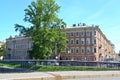 View of the building in which the poet Alexander Blok lived and has died. St. Petersburg