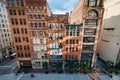 View of buildings along Liberty Avenue in downtown Pittsburgh, Pennsylvania