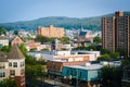 View of buildings in downtown Reading, Pennsylvania.