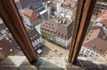 View of buildings in Freiburg im Breisgau city, Germany Royalty Free Stock Photo