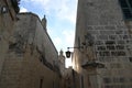 View of the buildings inside the medieval town of Mdina in Malta Royalty Free Stock Photo