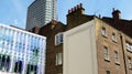 View of buildings roof tops in London. Urban living and residential development Royalty Free Stock Photo