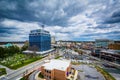 View of buildings in Towson, Maryland. Royalty Free Stock Photo