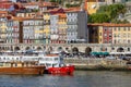 View of the buildings with typical architecture in Porto, Portugal Royalty Free Stock Photo