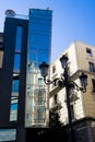 View of buildings in Ventura de la Vega street Madrid