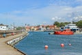 View of buildings in visby old town